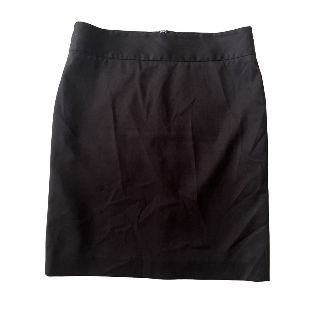 Anne Klein Women's Size 8 Pencil Skirt Black Career Office Knee Length Work
